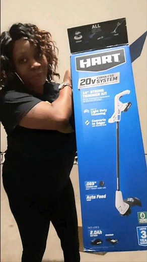 UNBOXING MY NEW $49 HART 20-VOLT CORDLESS TRIMMER #unboxing