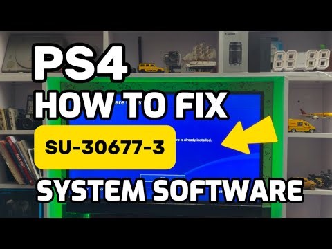 How To Fix PS4 Error SU-30677-3 Failed to update the PlayStation System Software
