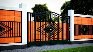 Boundary wall gate design for house #gate #irongate #irongatedesign | Bd All Design