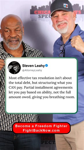 The secret to effective tax resolution isn't what you think 🤫 Most people focus on the total debt amount, but that's often the wrong approach. The real strategy? Structuring what you CAN pay through partial installment agreements. This lets you pay based on your actual ability, not the full amount owed – giving your finances room to breathe and recover. Save this post if you're dealing with overwhelming tax debt. There ARE options that don't require miracle solutions! What's your biggest challe