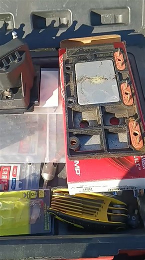 Just remove the old ICM ignition control module out of my 96 firebird convertible v6 3800 series two engine replacing with a new one ICM ignition control module | Keith Hebbard