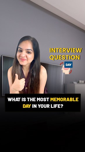 Diksha Arora | SAVE & SHARE THIS NOW.. . Interview Question - What is the most memorable day in your life? 👉 Interviewers ask this question to get a... | Instagram