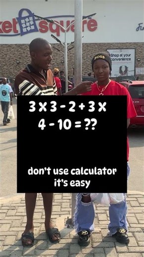 Don’t use calculator 💭🤔🤔
