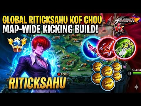 Global no1 chou kof gameplay with oneshot build in 2026 #mlbb #ml #chouftv #chou #mobilelegends !!!