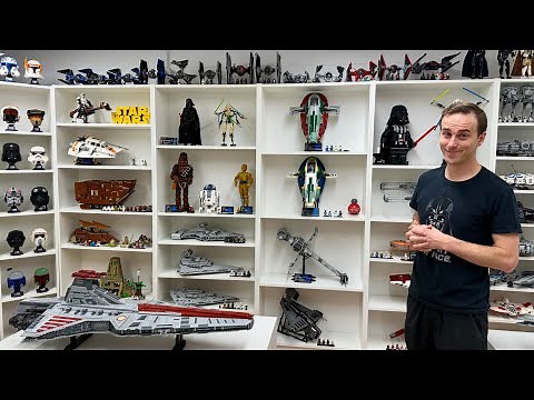LEGO Display Upgrade FINISHED! Building the Star Wars Room!