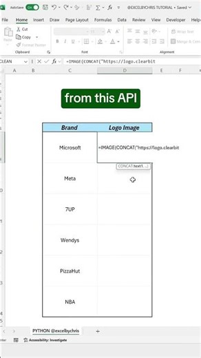 How to import logos in Excel! #excel #spreadsheet #logo