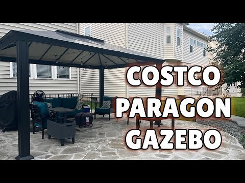 Costco Paragon Santa Monica Aluminum Gazebo Review and Assembly