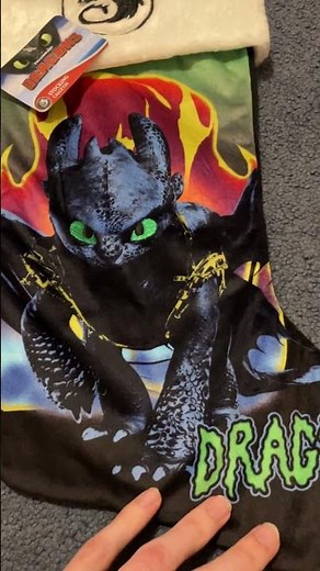 2025 how to train your Dragon Christmas stocking #httyd #httydfandom
