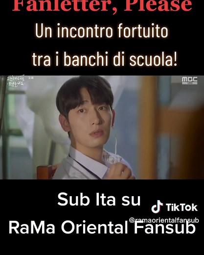Nuova serie disponibile sub ita sul RaMa Oriental Fansub, da qui potrete vederlo tranquillamente! Un inizio impressionante! 🇰🇷Fanletter, Please 🔖Han Kang Hee è un'attrice di alto livello che ha iniziato a recitare fin dall'infanzia. A causa della pressione come star di alto livello, la sua autostima inizia a diminuire e aumentano i commenti negativi sul suo dramma. Lo stress causato da quei commenti la tiene lontana anche dalle lettere dei fan. In questa crisi, casualmente incontra il suo pri