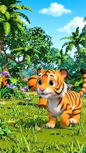 T for Tiger 🐅| ABC Animal Song #shorts #shortsfeed #animalsongs