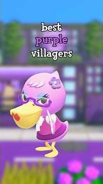 best PURPLE villagers! 💜😈☮️ #acnh