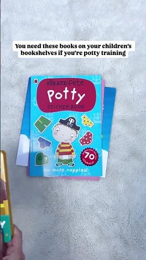 If you’re starting potty training, these books are a must-have! 🙌