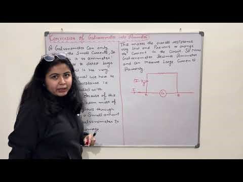 Conversion of galvanometer into Ammeter|Class 12|Physics