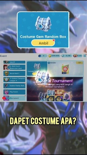 Costume Gem Random Box gratis! kalian dapet apa nih? - Let's Get Rich #getrich #letsgetrich