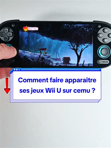 Réponse à @pokeboygame Voilà comment ajouter tes jeux Wii U sur cemu 😉 #retroidpocket5 #wiiu #tuto #retrogaming #emulation