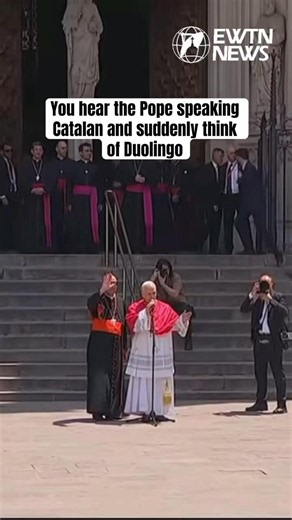 Pope Leo speaks Catalan and unlocks yet another language on Duolingo in Barcelona
