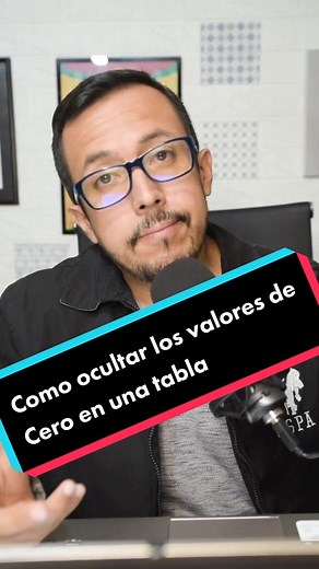 ¿Cómo ocultar los valores de cero? #aprendeentiktok #elingefrancisco #excel #tutorial