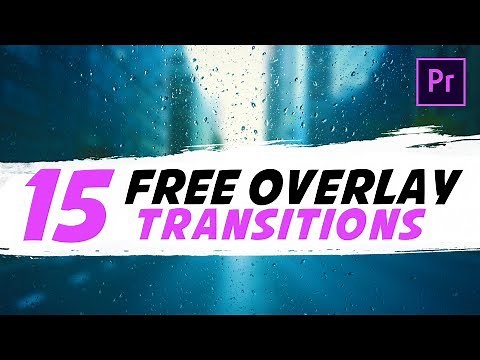 15 FREE Transitions Pack Matte Overlay | Premiere Pro Tutorial
