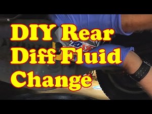 DIY Rear Diff Fluid Change Using Amsoil on a 2006 Toyota Tundra V6 4.0L
