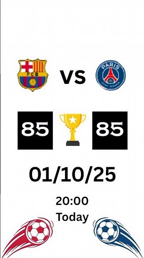 Barcelona vs PSG UEFA Champions League