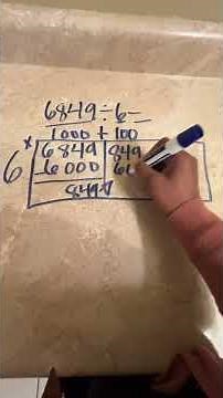 Division using box method/area model. #maths #asmr #school #fypシ #teacher #mathematics #learn #fy