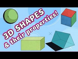 3D Shapes for Kids | Learn Faces, Vertices & Edges | Twinkl Kids TV