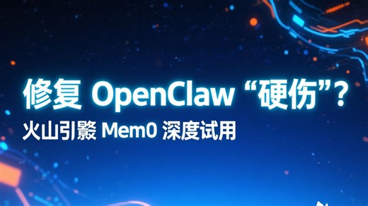 OpenClaw 的"硬伤"被修复了？Mem0 插件深度体验