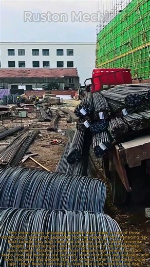 Mastering Construction Logistics Rebar Unloading Techniques: Unloading Bundled Steel Rebar