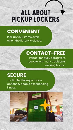 Pick up items even when the library is closed with this convenient, contactless, and secure option. | Westerville Public Library