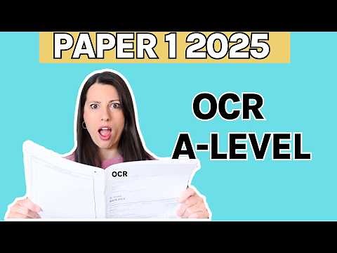OCR Biology Paper 1 (2025) What to Expect | Past Paper Trends & Smart Revision Tips