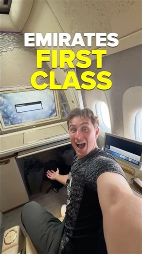I Flew Emirates FIRST CLASS for FREE!✈️