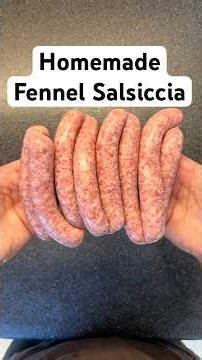 How to make an amazing homemade fennel salsiccia