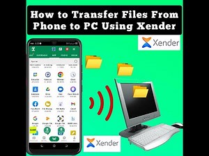 How To Transfer Files From Phone To PC Using Xender | Share Files to PC Xender