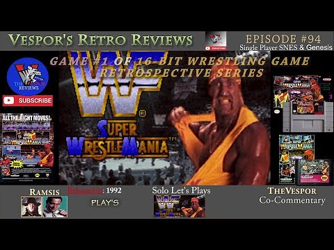 WWF Super Wrestlemania (SNES & GEN) | 16-Bit Wrestling Game Retrospective #1 | 🤼🎮