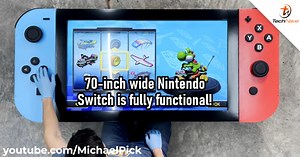 YouTuber builds world's largest functional Nintendo Switch | TechNave