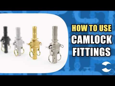 How to Use CAMLOCK FITTINGS to Connect HOSES | Step-by-Step Guide