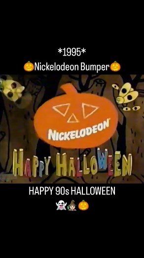 @a90slife on Instagram: "Nickelodeon Bumper- Happy Halloween. 1995🎃 . . . . . . . . . . . . . . . #happyhalloween #halloween #90shalloween #halloweencostume #nickelodeon #90snickelodeon #snick #90s #90skids #90sthrowback #90skid #90saesthetic #90sbaby #90sfashion #90sstyle #90shair #90stv #90snostalgia #nostalgia #nostalgic #memoryunlocked #oldschool #throwback #retro #vintage #childhood #memories #memories #80sbaby"