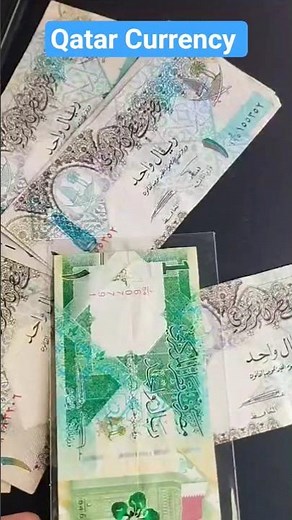 Qatari Riyals 🇶🇦 | Qatar Currency Banknotes #shorts #shortsfeed #trending #riyal