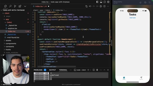 Expo、TinyBase 和 Cloudflare 构建本地优先应用 —— 初学者教程