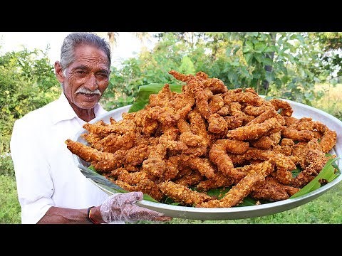 Chicken Fingers/Tenders Recipe | Crispy Chicken Fingers Cooking by our grandpa for Children