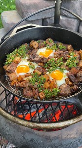 418K views · 18K reactions | Steak Bites #chimichurri | Over The Fire Cooking by Derek Wolf | Facebook