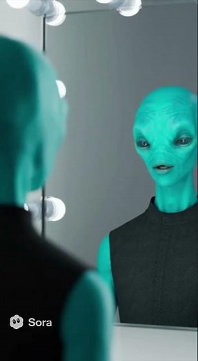 Alien Tries to Smile Like a Human 😬👽 #alienhumor #spacecomedy #earthisweird #funnyalien