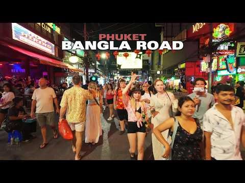 Bangla Road Phuket Nightlife 🇹🇭 | 4K Walking Tour of Patong Beach (2026)