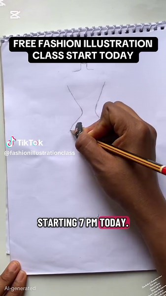 FREE FASHION ILLUSTRATION CLASS FOR BEGINNERS THIS CLASS IS DESIGNED TO HELP YOU FINALLY START FASHION ILLUSTRATION WITH CONFIDENCE, EVEN IF YOU'VE NEVER DRAWN BEFORE. IF YOU'RE TIRED OF FEELING STUCK, CONFUSED, OR UNSURE WHERE TO START, THIS IS FOR YOU. YOU'LL LEARN HOW TO SKETCH YOUR IDEAS, BRING THEM TO LIFE, AND EVEN START TURNING YOUR SKILL INTO INCOME. COMMENT CLASS OR DM ME TO JOIN THE WAITLIST NOW. LIMITED SPACE AVAILABLE #fashion #fashionillustration #tiluxillustration #fashionillustrat