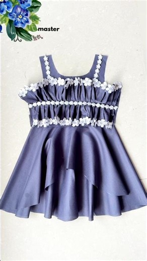 Easy Baby Frock Cutting and Stitching | Step by Step Baby Frock Tutorial | Beginners Friendly