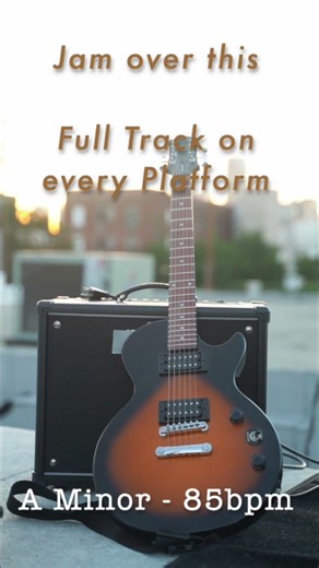 "Vintage" – Blues Backing Track in Am – 85 BPM 🎸 #shorts