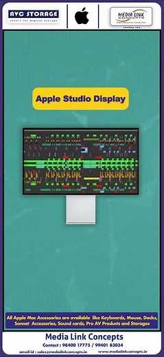 New Apple Mac Studio With Apple & Eizo Monitors