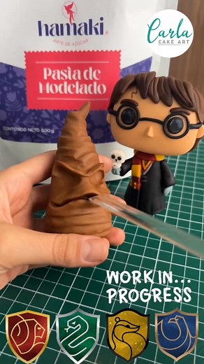32K views · 422 reactions | Harry Potter & The Sorting Hat Cake | Carla Cake Art | Facebook