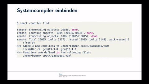 Spack: Open-Source-Paketmanagement für HPC & Entwicklerinnen