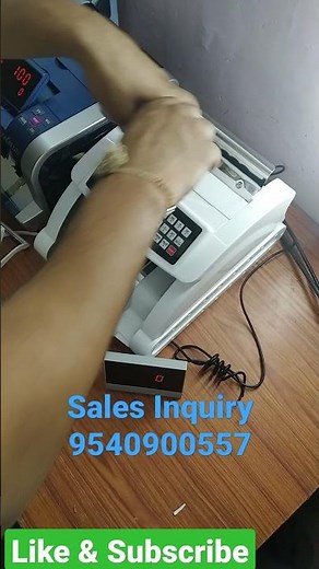 Note Counting Machine Auto Manual Settings✅